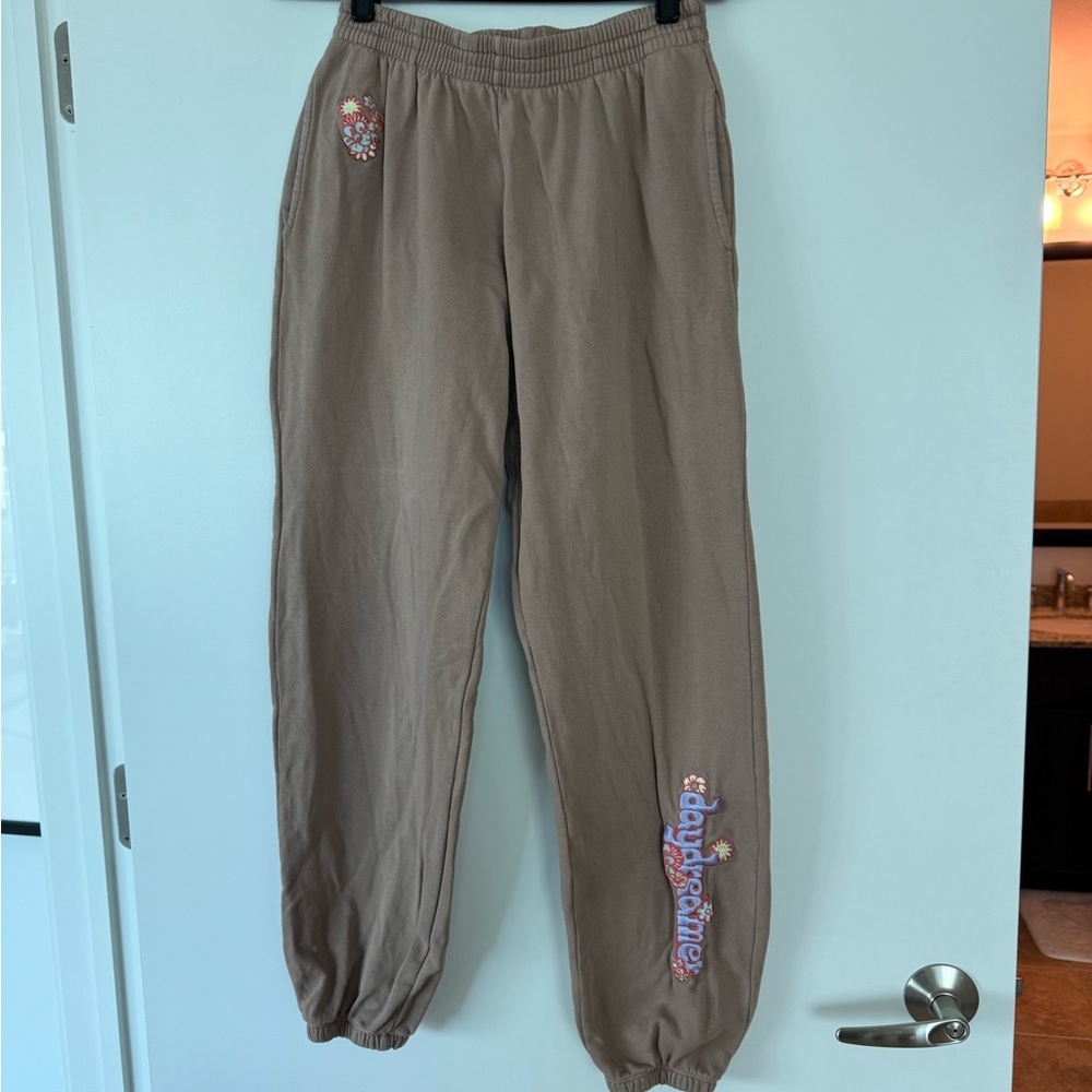 Daydreamer LA Jogger Sweatpants with Embroidered Details